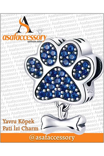 asaf Puppy Paw Print Charm |   Asafaccessory
