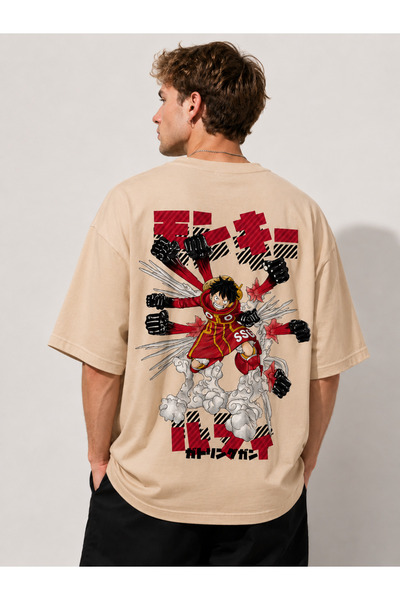 Nulivez One Piece Luffy Oversize Unisex T-Shirt |   Anime Printed Streetwear ...