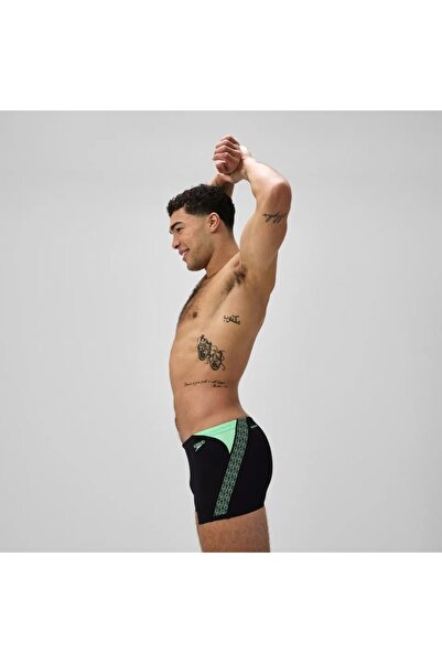 SPEEDO Men's Hyperboom Splice Aquashort Black/Gree