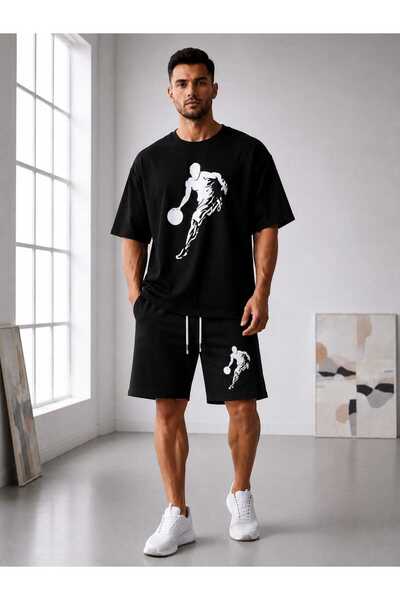 LOTS MODA Basket Pro T-Shirt and Shorts Set 🏀