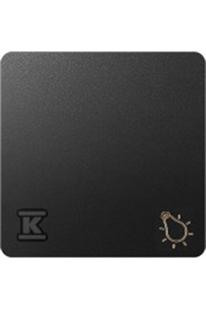 Kontakt-Simon Simon 82 Cheie cu un singur buton/lumină/grafit 82018-38