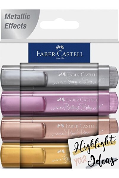 Faber Castell Marcator metalic 4 culori