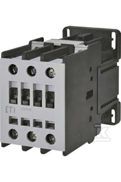 ETI Polam Contactor de putere 40A 3P 24V DC 1Z 0R CEM40.00-24V-DC 004647200