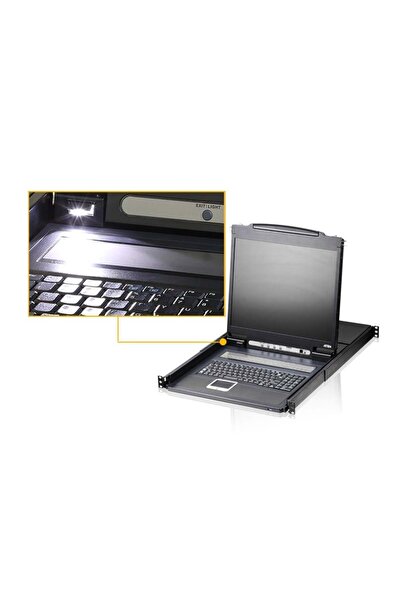 Aten CL1308N consolă rack 48,3 cm (19") Negru 1U