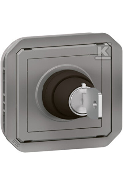 Legrand Întrerupător plat nou 55, cu cheie, 2 poziții, mecanism 10 A - 250 V ...