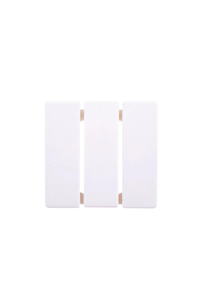 hager Cheie cu 3 poli buton din plastic alb 16656089
