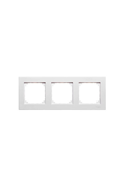 SCHNEIDER Cadru electric Merten M-Plan triplu alb activ (MTN515325)