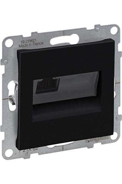 Legrand SUNO soclu PC unic RJ45 cat 6 UTP negru 721452