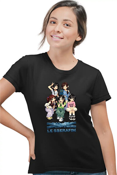 OEM Μπλουζάκι Le Sserafim K-pop Εμπορεύματα Serafim