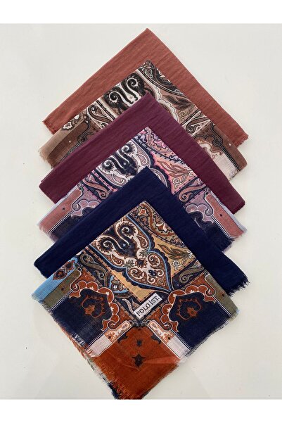 poloist 6 Mixed Patterned Cheesecloth Writing