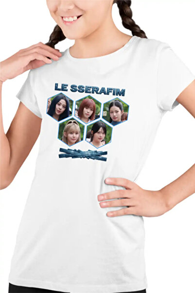 OEM Тениска Le Sserafim K-pop мърч Сакура Серафим