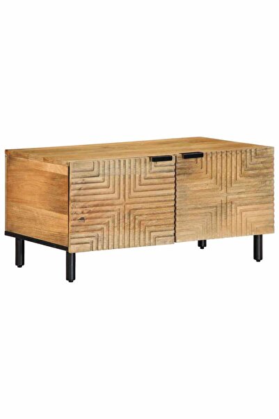 vidaxl Masuta cafea maro 80x50x40 cm lemn masiv de mango