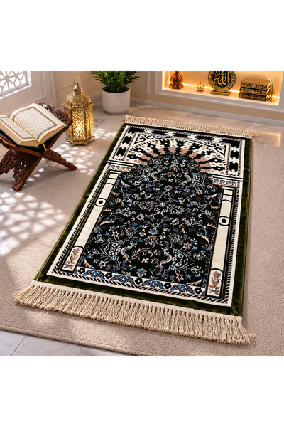 AL HARAMAIN SOUVENIR 14 mm /2200 Gr yumuşak Sık Dokuma Ravza Seccade