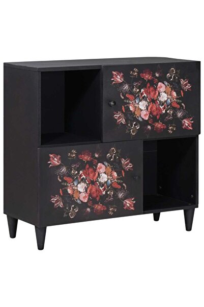 vidaxl Dulapuri de depozitare cu ușă Multicolour 80 x 33,5 x 75 cm