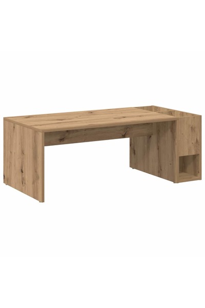 vidaxl Masă de cafea Stejar Artizanal 101,5 x 50 x 37 cm Lemn compozit