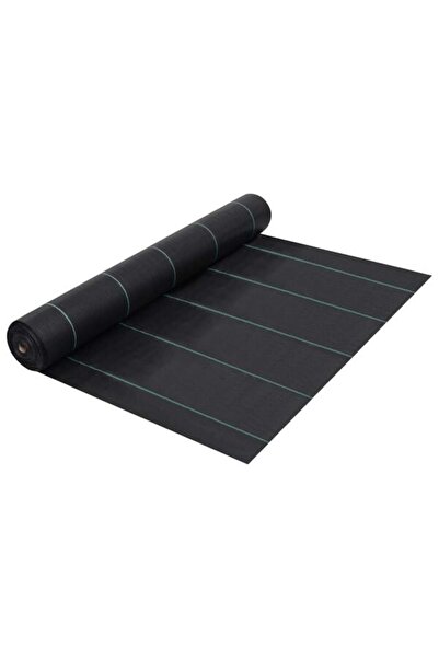 vidaxl Folie anti-buruieni și anti-rădăcini, neagră, 1 x 10 m, PP