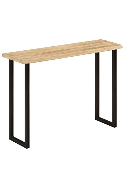 vidaxl Masă consolă, margini naturale, 105x33x76 cm, lemn masiv mango