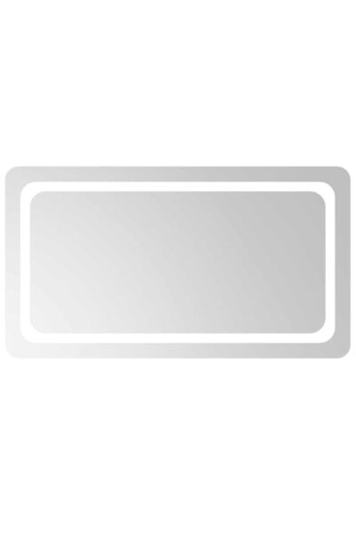 vidaxl Oglindă de baie cu LED, 90 x 50 cm