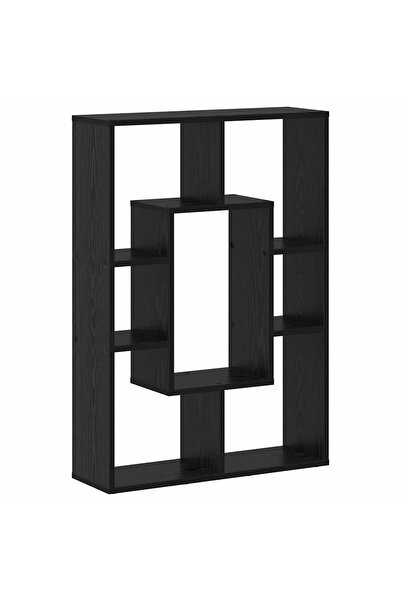 vidaxl Dulap pentru cărți Stejar Negru 63 x 20 x 90 cm Lemn compozit