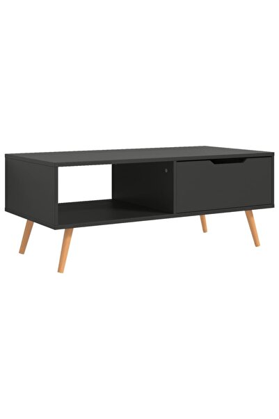 vidaxl Măsuță de cafea, gri, 100x49,5x43 cm, lemn prelucrat