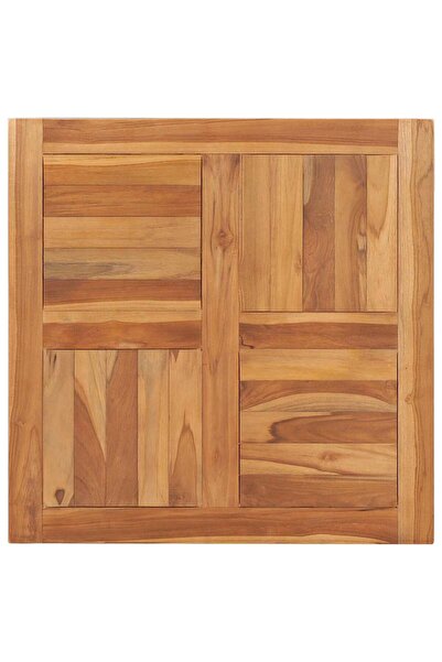 vidaxl Blat de masă, 70 x 70 x 2,5 cm, lemn masiv de tec