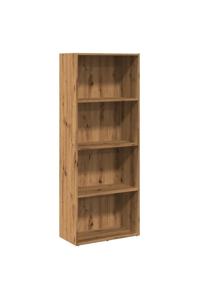 vidaxl Bibliotecă, stejar artizanal, 60x30x152 cm, lemn prelucrat