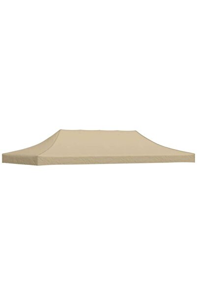 vidaxl Acoperiș cort de petrecere, bej, 6 x 3 m, 270 g/m²