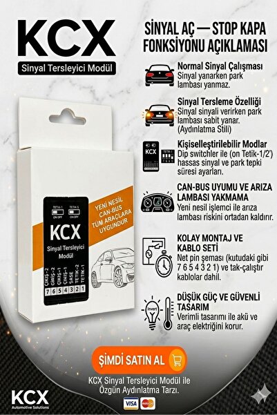 KCX YENİ NESİL SİNYAL TERSLEYİCİ MODÜL