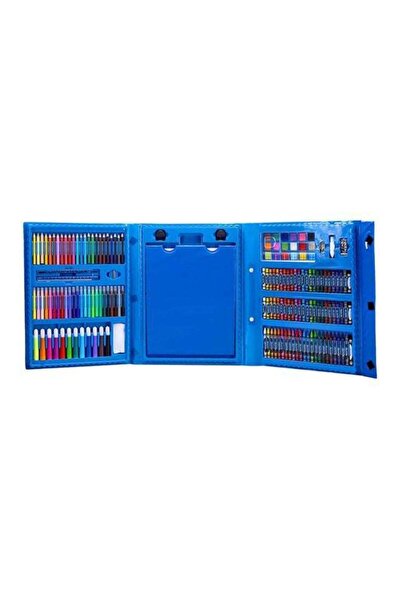 GULF GALLERY H&B 208-Piece Art Drawing Set Blue