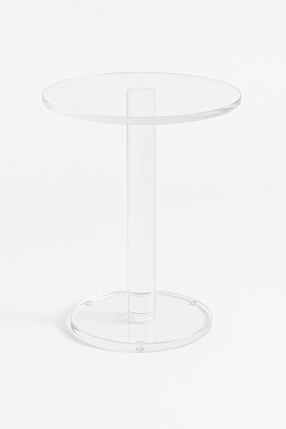 horoof home Circular Acrylic serving table, unique plexi design for your home...