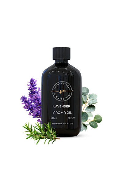 Scentscircle Lavender Diffuser Oil 500ml | Eucalyptus Lavender Thyme Fragrance
