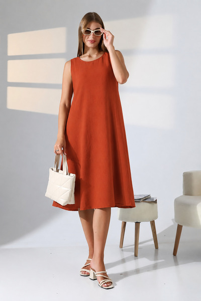 LİKAPA Likapashop 2691 Muslin Dress