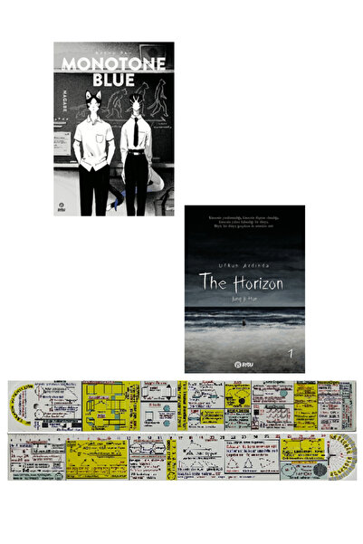 Beta Yayınları Monotone Blue - The Horizon Manga ve Çizgi Roman Seti 2'li Set...