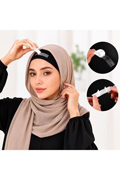 sanal trend 108 Pieces Transparent Scarf Fixing Tape Shawl Anti-Slip Double-S...