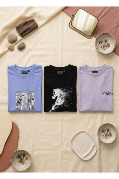 meyastore Boy's t-shirt 3-pack