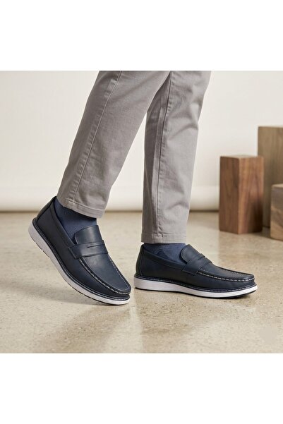 Öztürk Laceless Bowknot Band Model Men's Loafer Shoes Mk-100