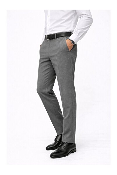 gambia outdoors Regular Fit Men's Classic Cut Fabric Trousers