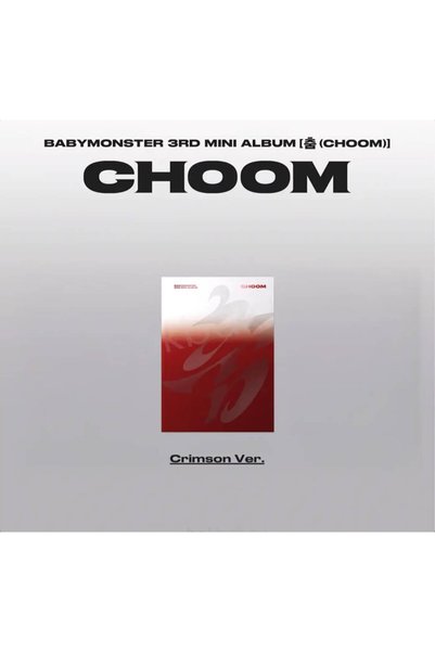 COOKYSTORETR BABYMONSTER- CHOOM (Crimson Ver.)