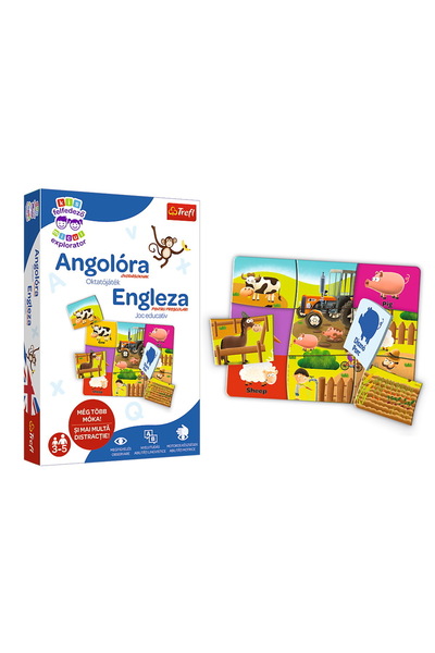 Trefl JOC EDUCATIV EDUPUZZLE ENGLEZA PENTRU PRESCOLARI