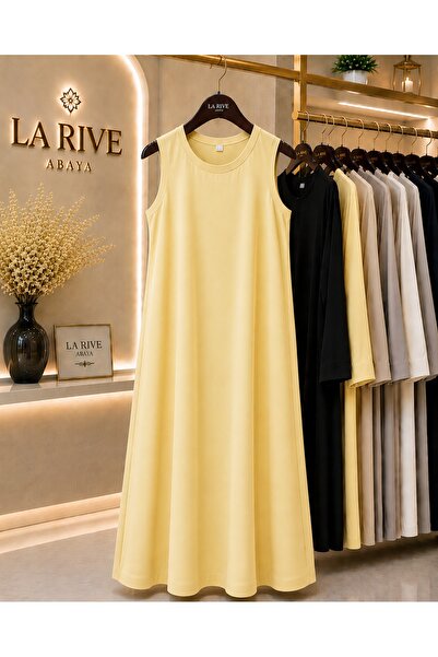La Rive Classic Light Pink Abaya Dress