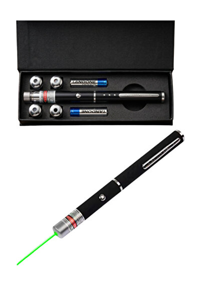 AL3B Laser - Long-Range Green Laser Pointer with Additional Lenses and Differ...