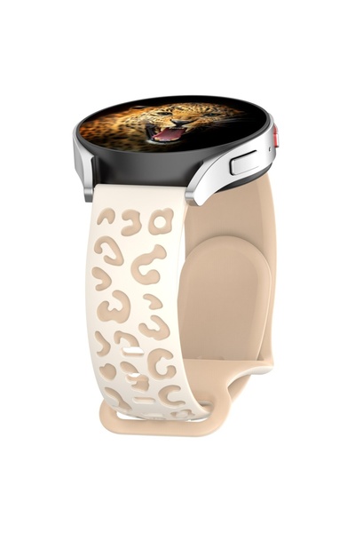 VOYO Samsung Galaxy Watch 8-7-6 seri 40-42-44mm Uyumlu Kordon Çift Renkli Leo...