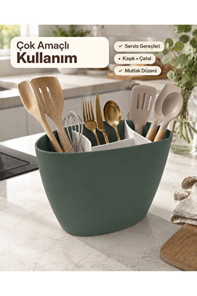 Duoline Luna Multi-Purpose Countertop Spoon and Ladle Organizer