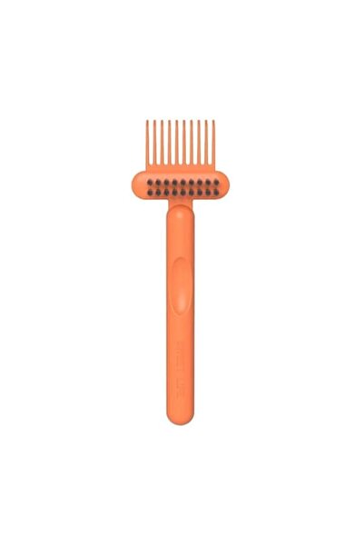 DAMUR Hair Cleaning Brush, Plastic, 16 x 5 cm, Orange