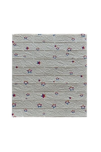DAMUR Set 10 plăci de tapet autoadezive decorative, PVC, 70x77 cm, 5,3 mp, Uș...