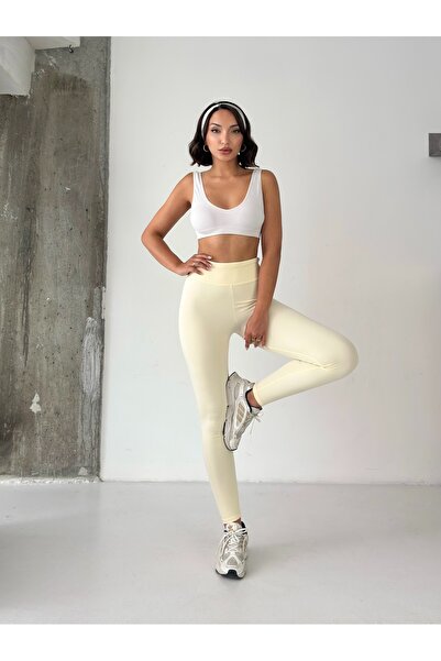 OPENDO Pure Fit Yüksek Bel Esnek Toparlayıcı Kadın Spor Tayt