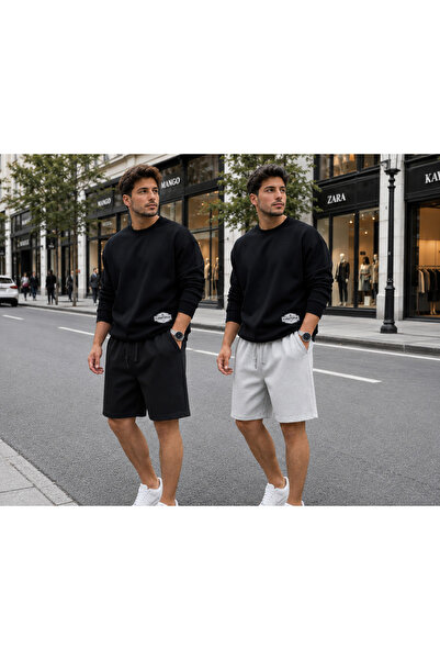 Karatopak 2-Pack Unisex Summer Comfortable Basic Shorts