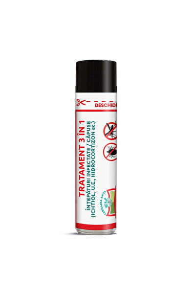 Farmacia Anca L-ANTIINSECTE TRATAMENT 3IN1 INTEPATURI INFECTATE/CAPUSE ,CU IC...