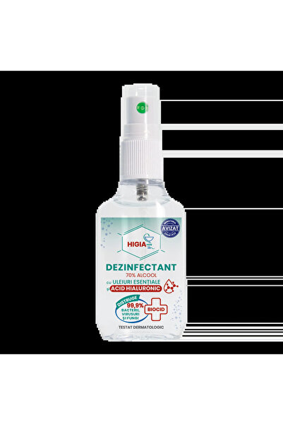 Farmacia Anca H-DEZINFECTANT HIGIANCA 70% ALCOOL CU ULEIURI ESENTIALE SI ACID...