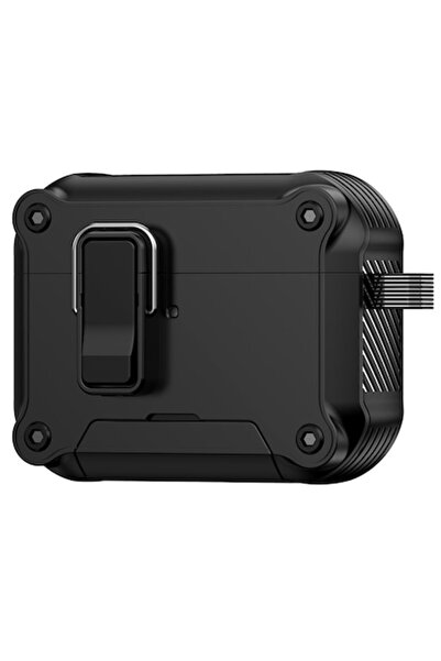 DD Daden Husa pentru AirPods Pro 3 cu Blocare Automata, Suport Telefon Integr...